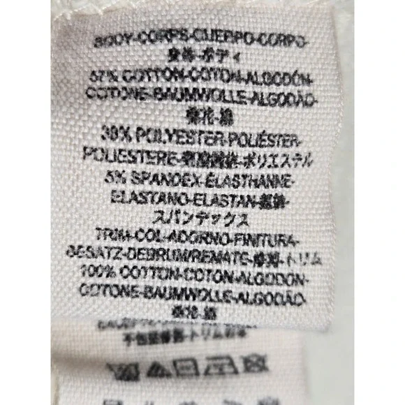 Women's Free People Small Crochet Sleeve Waffle Knit Top Boho Cottagecore - Picture 5 of 5